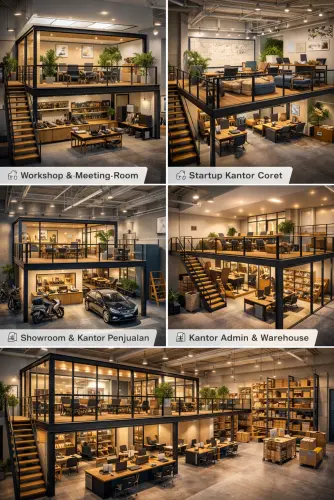 Mezzanine Ruang Kantor di Jagakarsa